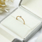 ست حلقه عروسی تیتانیوم 5 عددی Hug قابل تنظیم آلیاژ طلا حلقه های جواهرات مد Moissanite