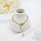 دستبند مهره های عروسی اتیوپی جواهرات آلیاژ طلا دستبند اکریلیک شفاف 21.5 میلی متری پیچ