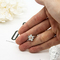 رزین 24k مد حلقه ازدواج زیرکون حلقه های سفارشی جواهرات مردانه