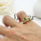 انگشتر طلا و جواهر قابل تنظیم 925 حلقه نقره ای 17 میلی متری مردانه