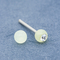 جواهرات میله زبانه از جنس استنلس استیل Clear Crystal Gem 14G 1.6mm