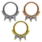 کریستال های قطره ای شکل حلقه های بینی آویزان جواهرات سوراخ کننده بینی استیل جراحی